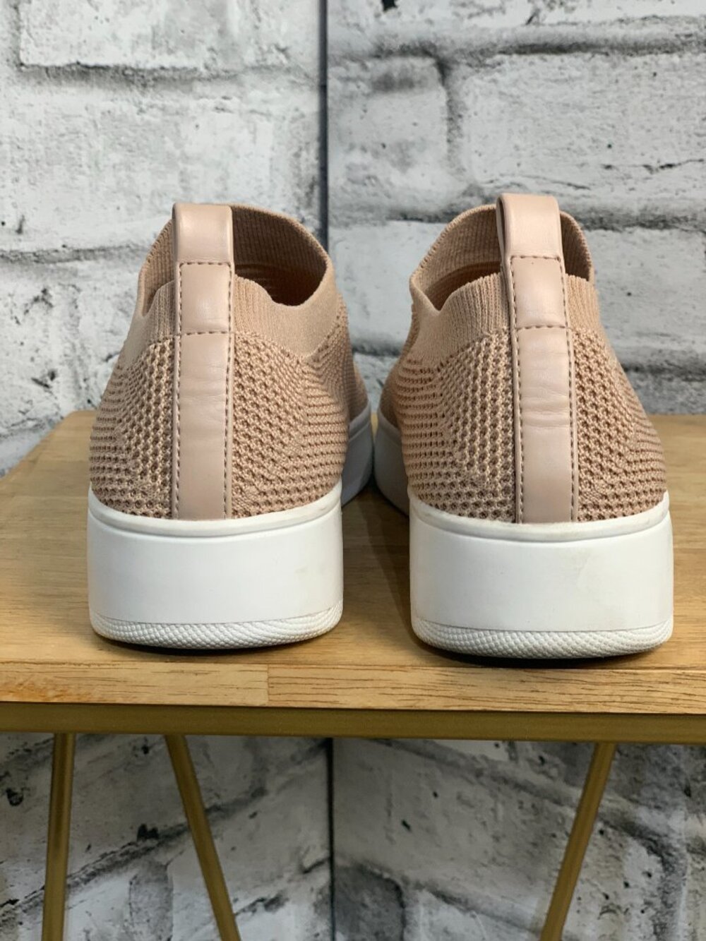 Steve Madden Shoes Women's 9.5 M Pink Woven Slip On Mesh Casual Comfort Sneakers - Picture 8 of 11